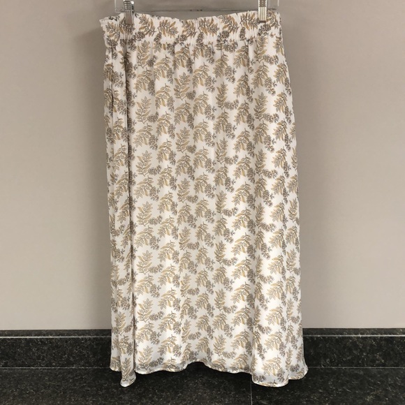 Loft lined print skirt with pockets xl 16 - Picture 3 of 9